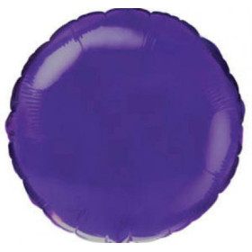 Шар Круг 46 см, фиолетовый пастель