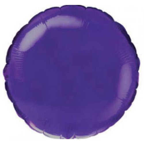 Шар Круг 46 см, фиолетовый пастель