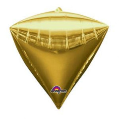 Шар алмаз 3D золотой