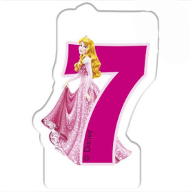 Свеча-цифра "7" Принцессы