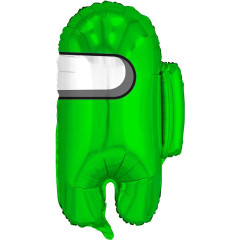 Шар фигура "Амонг Ас", зеленый