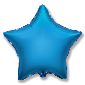 Шар Звезда 81 см, синяя