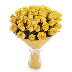 51 желтая Роза (40 см)