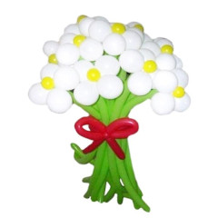 Букет цветов из шаров "Ромашки"