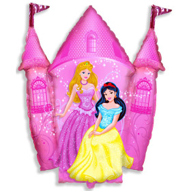 Шар фигура "Замок с принцессами"