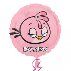 Шар круг Angry Birds розовый