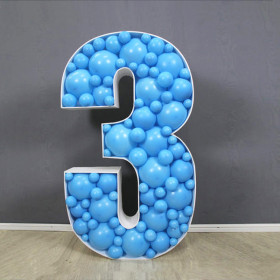 Аэромозаика "Цифра 3"
