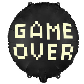 Шар круг "GAMER OVER Black"