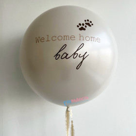 Шар 60 см "Welcome home", на выписку