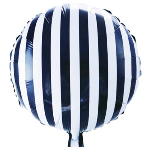 Шар круг "Полосы черные"