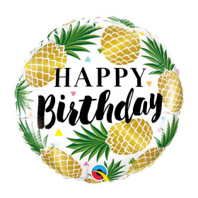 Шар "HB Ананасы золотые"
