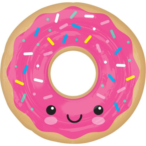 Шар фигура "Пончик в розовой глазури"