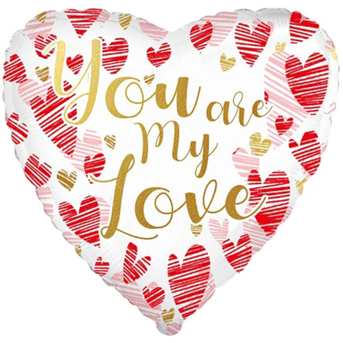 Шар сердце "You are my love"