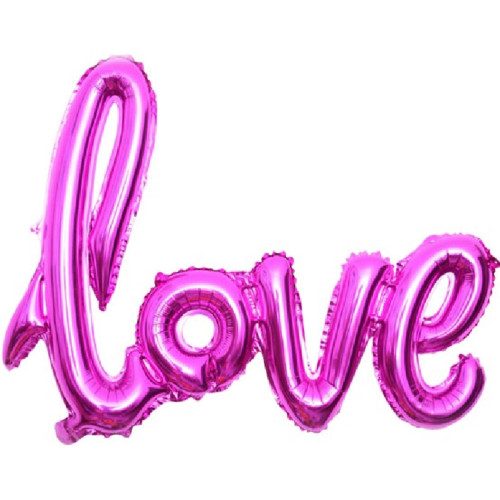 Шар-фигура надпись "Love", фуше