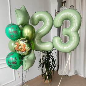Композиция из шаров "Набор на 23 февраля"
