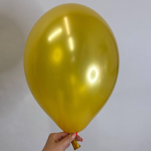Шарик золотой, металлик, 30 см