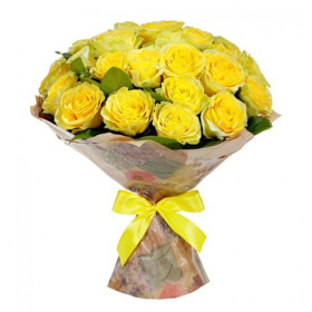 15 желтых Роз (60 см)