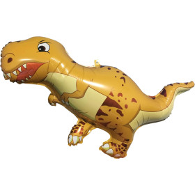 Шар фигура "Динозавр Тираннозавр коричневый"