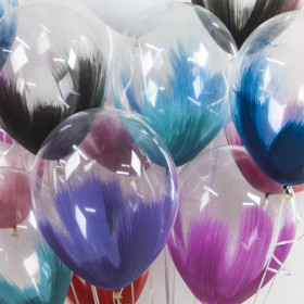 Латексный шар Браш, голубой хрусталь, кристалл Латексный шар Браш, голубой хрусталь, кристалл