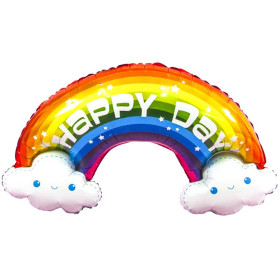 Шар фигура "Радуга в облаках", Happy Day