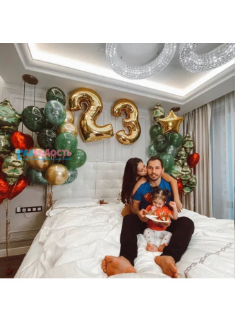 По-мужски красиво: оформление шарами ко Дню защитника Отечества