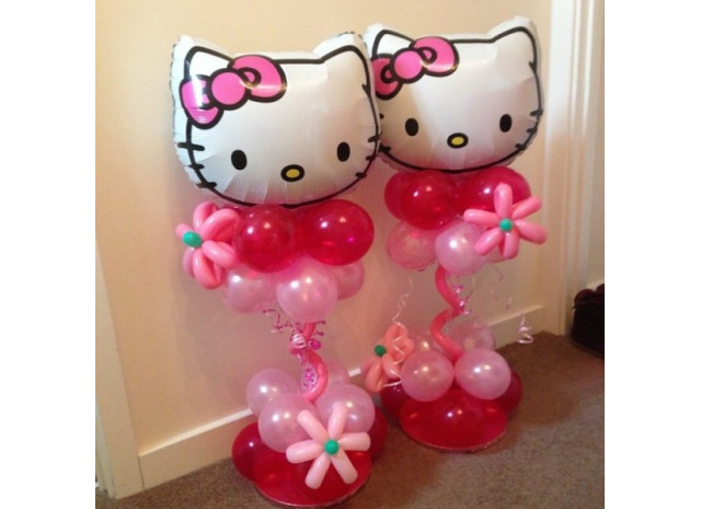 Заказать воздушные шары Hello Kitty на праздник