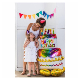 Ходячий шар "Торт со свечками"