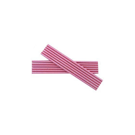 Бумажные трубочки розовые