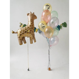 Композиция из шаров "Дружелюбный жираф"