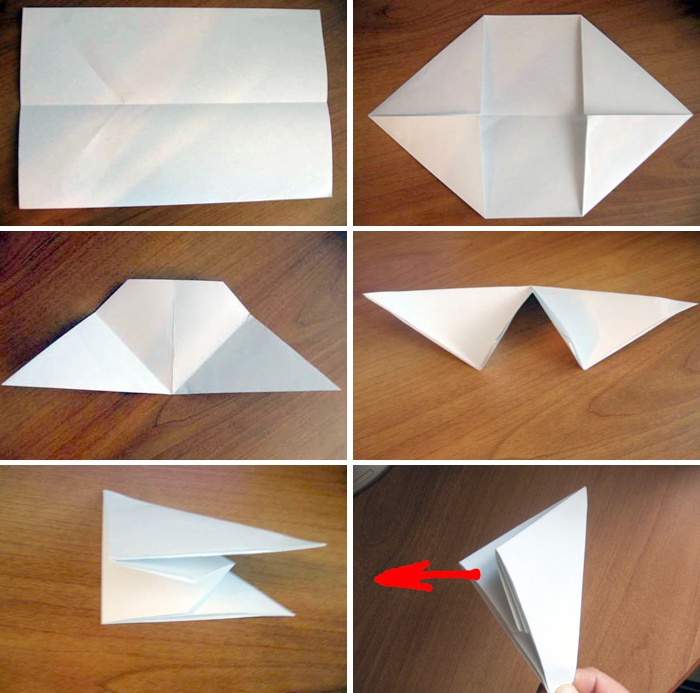 Хлопушка оригами из бумаги для детей