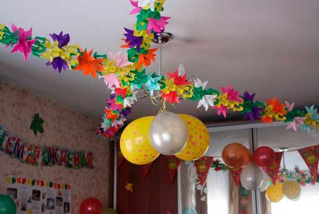 Как украсить комнату на День рождения ребенка своими руками?