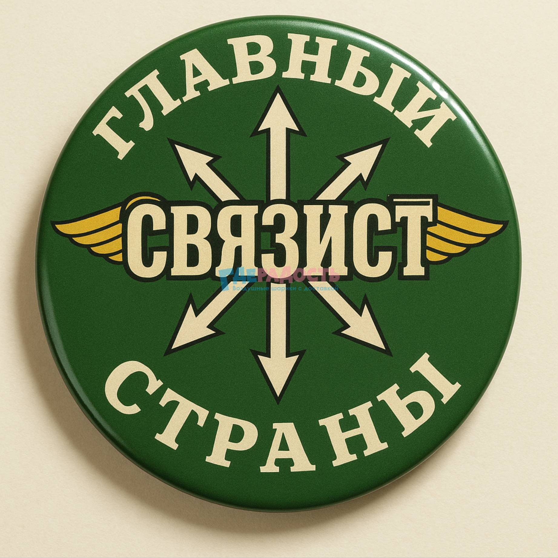 Сувенирный наградной знак главный связист страны