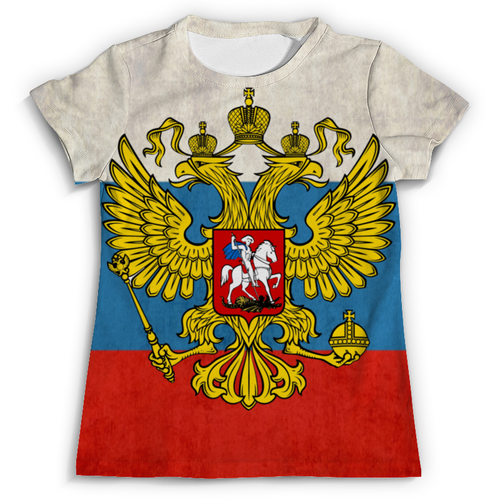 футболка с символикой РФ