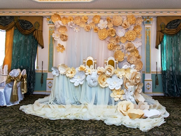 Декор свадебного зала: как выполнить своими руками 25 фото - l2luna.ru