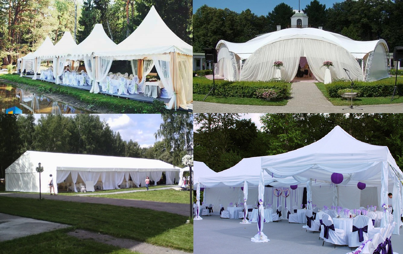 Самые популярные свадебные шатры