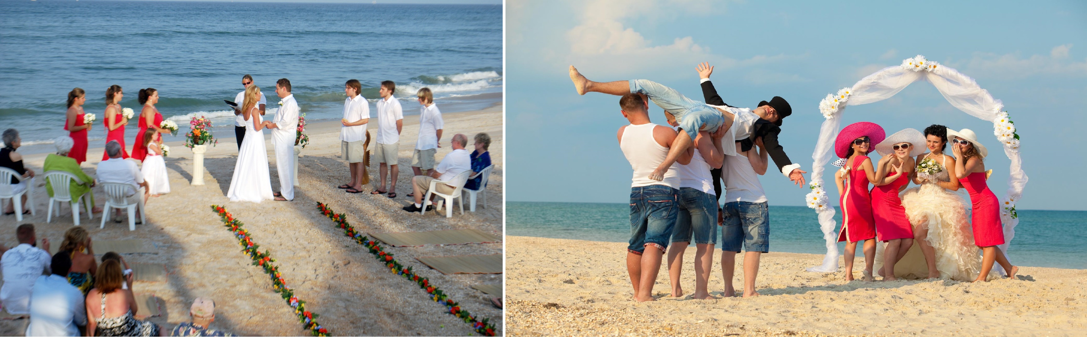 свадьба на пляже